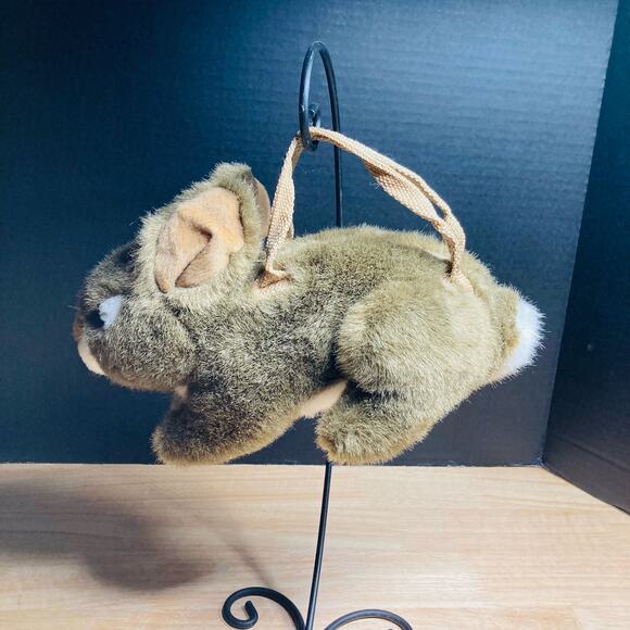 JAAG Plush Brown Bunny Rabbit Purse . Pre-Owned - Picture 3 of 9